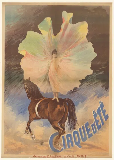 Cirque d'Eté by Анри Буланже Грей, 1895 — digital art print download
