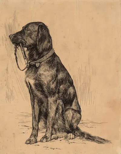 Aldrich's Dog by Артур Боун Дэвис — digital art print download