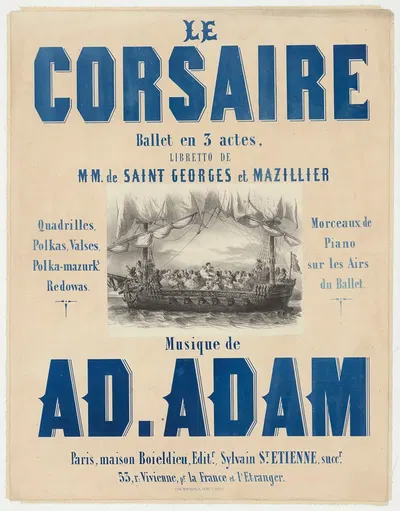 Le Corsaire by Анри Эми, 1856 — digital art print download