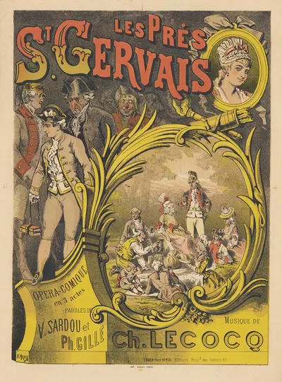 Les Prés St. Gervais. Opéra-comique en 3 actes. paroles de V. Sardou et Ph. Gille. Musique de Lecocq by Анри Мейер, 1874 —…