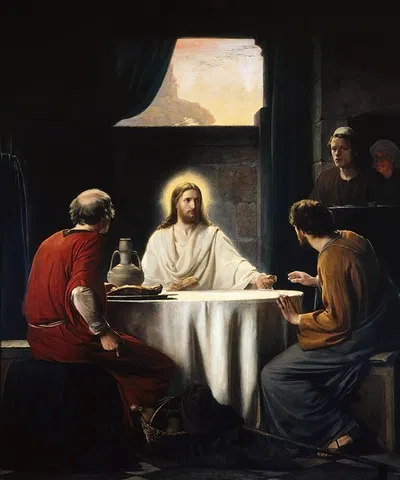 Supper at Emaus by Карл Блох — digital art print download