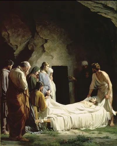 The Entombment by Карл Блох, 1873 — digital art print download
