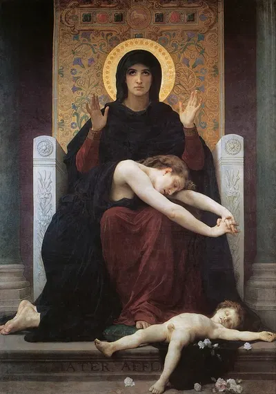 Virgin Comforter by Уильям Бугеро, 1875 — digital art print download