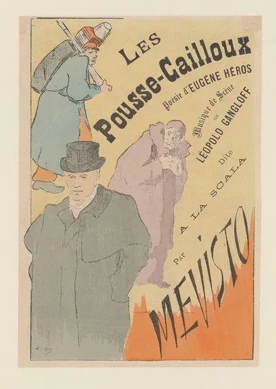 Les Pousse-Cailloux by Henri-Gabriel Ibels, 1895 — digital art print download