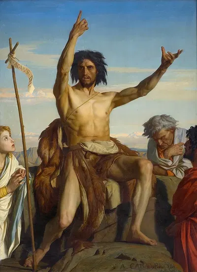 Saint Jean-Baptiste by Александр Кабанель, 1849 — digital art print download