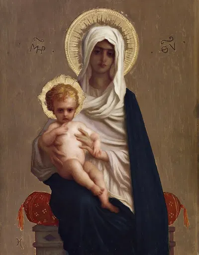 Virgin Of The Deliverance by Эрнест Эбер — digital art print download