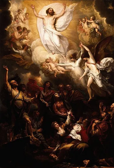 The Ascension by Benjamin West, 1801 — digital art print download