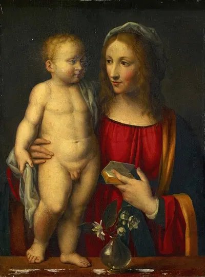 Madonna With Child by Бернардино Луни, 1480–1532 — digital art print download