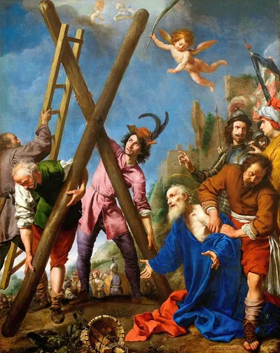 St Andrew Praying Before His Martyrdom by Carlo Dolci, 1643 — digital art print download