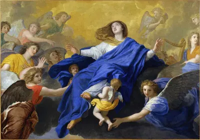L'assomption by Шарль Лебрюн — digital art print download