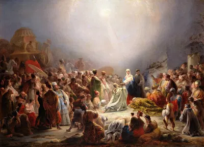 The Adoration Of The Magi by Домингос Секейра, 1828 — digital art print download