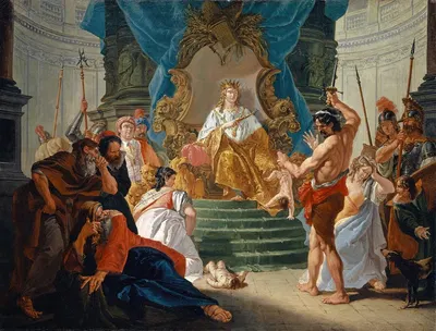 The Judgment Of Solomon by Франческо Фонтебассо — digital art print download