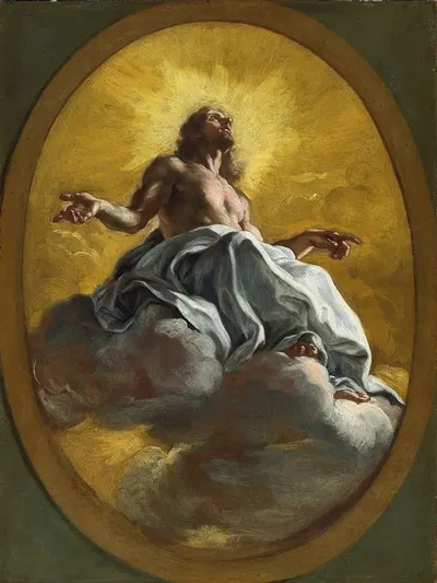 Christ In Glory by Giovanni Battista Gaulli — digital art print download