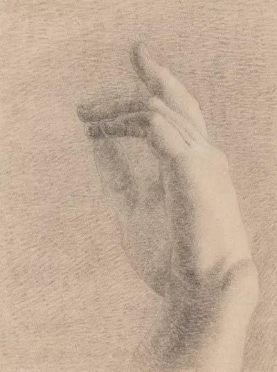 Study of a Hand by Benjamin Robert Haydon — digital art print download