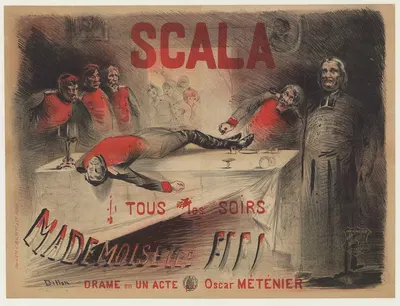 Scala… Mademoiselle Fifi, drame en un acte par Oscar Méténier by Henri-Patrice Dillon, 1897 — digital art print download