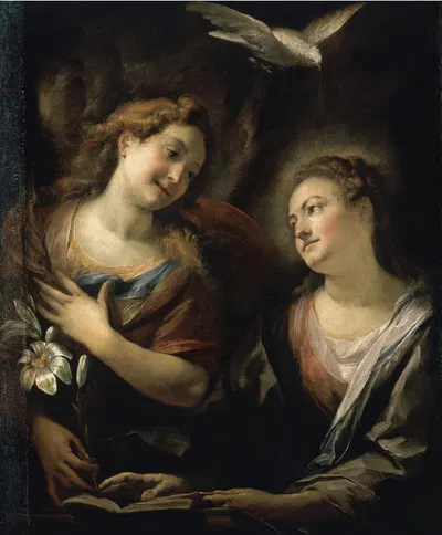 The Annunciation by Giulio Cesare Procaccini — digital art print download