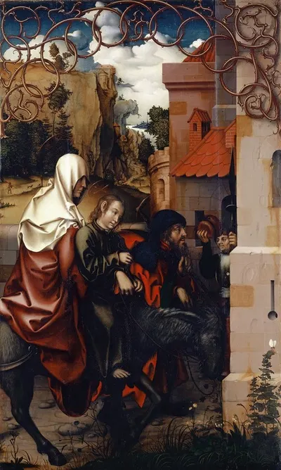 The Return From Egypt by Hans Fries, 1512 — digital art print download