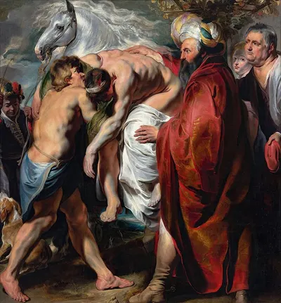 The Good Samaritan by Якоб Йордаанс — digital art print download