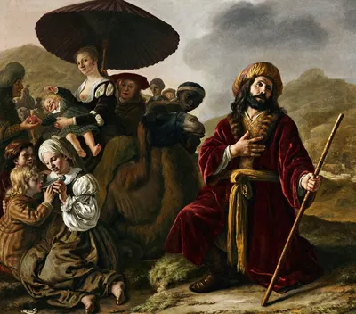 Jacob Seeking The Forgiveness Of Esau by Ян Викторс, 1652 — digital art print download