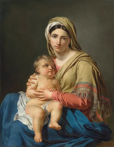 Madonna And Child by Жозеф Пейлинк — digital art print download