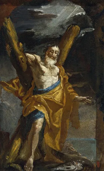 Saint Andrew by Mattia Preti — digital art print download