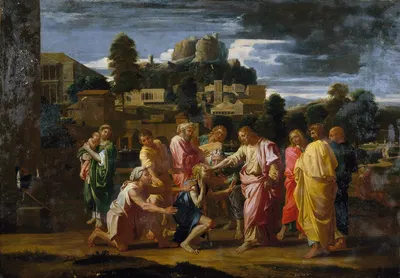 The Blind Men Of Jericho by Николя Пуссен, 1650-1700 — digital art print download