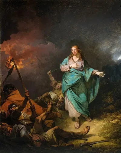 The Betrayal Of Christ by Philip James de Loutherbourg, 1798 — digital art print download