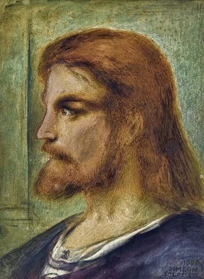 Head Of Christ by Simeon Solomon, 1896 — digital art print download
