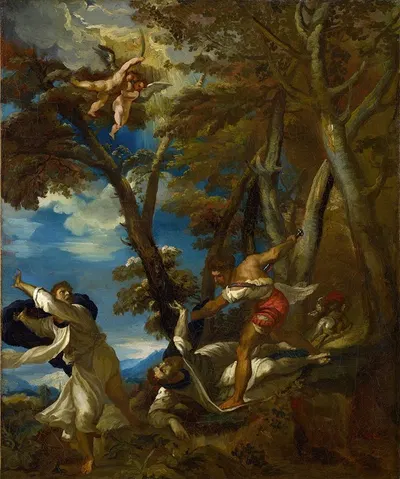 The Martyrdom Of St. Peter by Теодор Жерико, 1814 — digital art print download