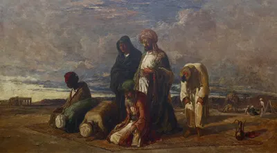 Prayers In The Desert by William James Müller, 1840-1849 — digital art print download