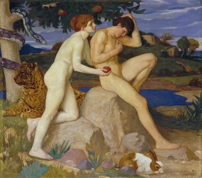 The Temptation by Уильям Странг, 1899 — digital art print download