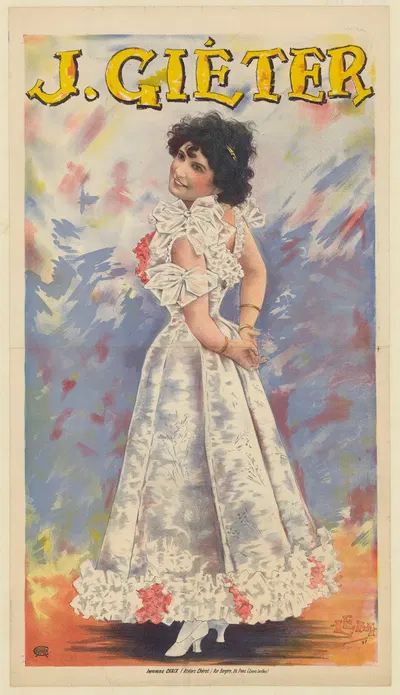 J. Giéter by Imp. Chaix, 1897 — digital art print download