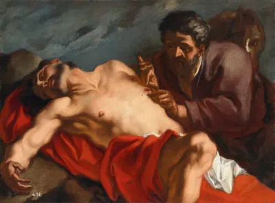The Good Samaritan by Джованни Баттиста Пьацетта — digital art print download
