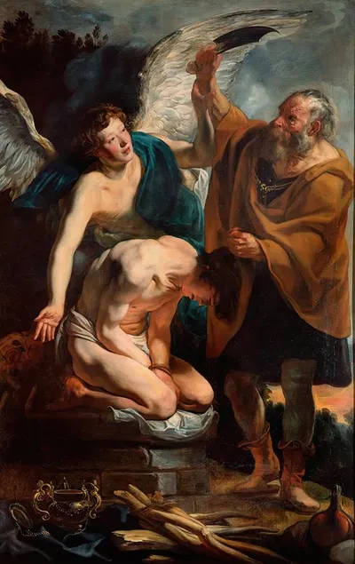 The Sacrifice of Isaac by Якоб Йордаанс, 1625 — digital art print download