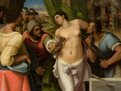 Martyrdom of St Agatha by Sebastiano del Piombo, 1520 — digital art print download