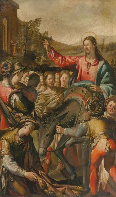 Christ's Entry Into Jerusalem by Andrea Boscoli — digital art print download