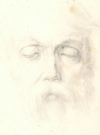 Studiehoved af Ossian by Christian Gottlieb Kratzenstein-Stub, 1815 — digital art print download