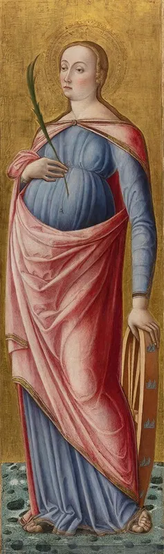Saint Catherine Of Alexandria by Бартоломео Виварини — digital art print download