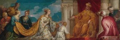 The Queen Of Sheba Before Solomon by Bonifacio Veronese — digital art print download