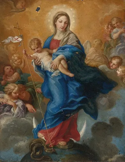Virgin Of The Immaculate Conception by Карло Маратти — digital art print download