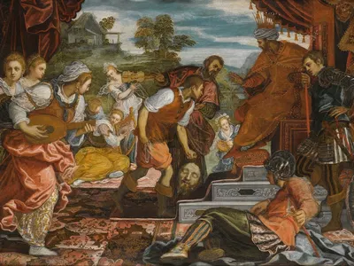 The Triumph Of David by Domenico Tintoretto — digital art print download