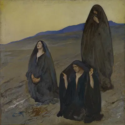 The Three Marys by Эдвин Остин Эбби — digital art print download