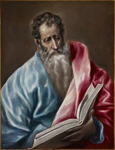 St. Matthew by Эль Греко (Доменикос Теотокопулос), 1610-1614 — digital art print download