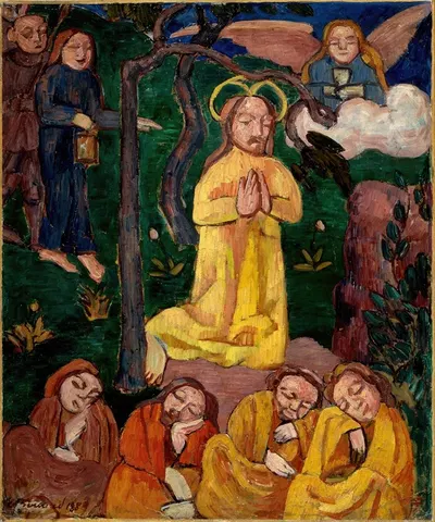 Yellow Christ by Emile Bernard, 1889 — digital art print download