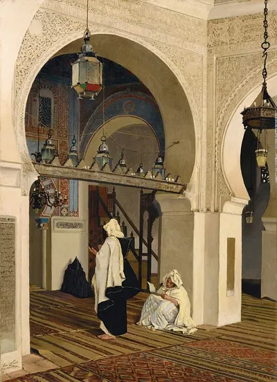 The Mosque Of Sidi Boumediene by Эмиль Клаус, 1879 — digital art print download