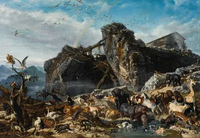 Noah's Ark by Филиппо Палицци, 1867 — digital art print download