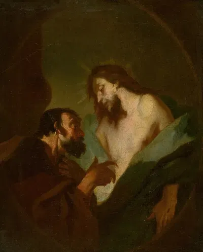 Christ And The Doubting Thomas by Франц Антон Маульберц, 1755–1757 — digital art print download