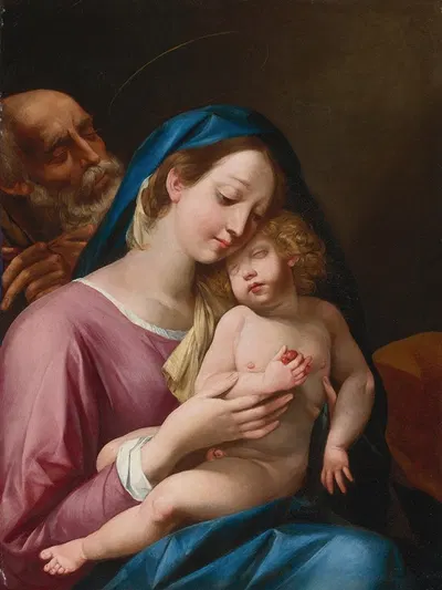 The Holy Family by Giuseppe Cesari — digital art print download