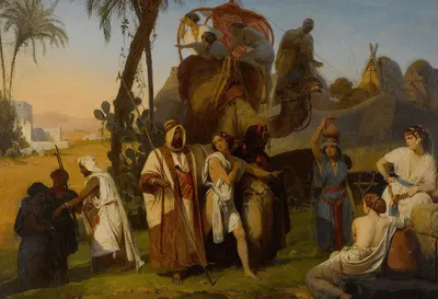 Joseph Being Sold By His Brothers by Фредерик-Анри Шопен — digital art print download
