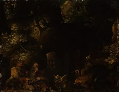 The Temptation Of St Anthony by Ян Брейгель Старший — digital art print download